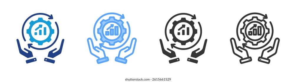 Benefits icon set multiple style collection