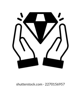 Benefits icon in vector. Logotype