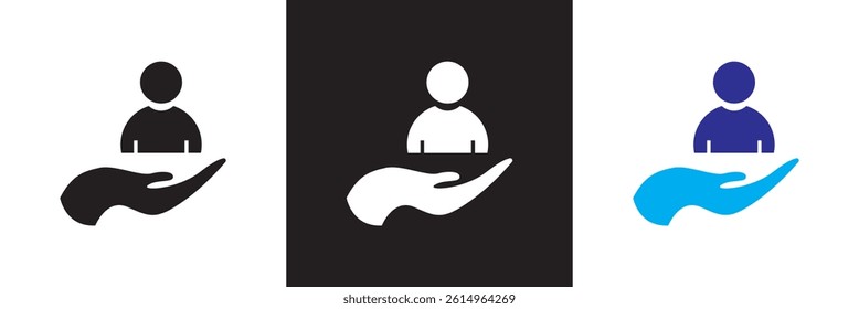 Benefits icon. Vector for websites, mobile interfaces, presentations, banner, visual branding etc. Vector illustration. isolated on white and black background. EPS 10