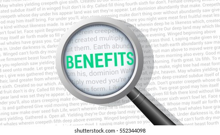 Benefits Magnifying Glass