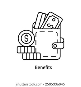 Benefits   vector filled outline Icon Design illustration. Graphic Design Symbol on White background EPS 10 File