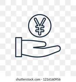 Benefits vector outline icon isolated on transparent background, high quality linear Benefits transparency concept can be used web and mobile