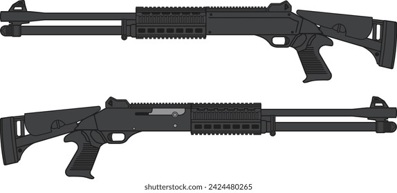 Benelli Nitro Shotgun BK - ilustrador
