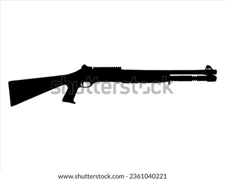 Benelli silhouette vector art white background