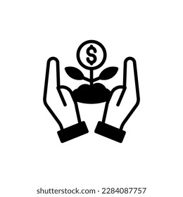 Benevolence icon in vector. Illustration