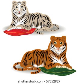 Bengal and Amur tiger