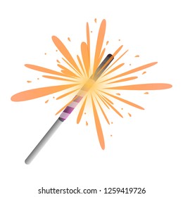 Bengal light icon. Cartoon of bengal light vector icon for web design isolated on white background