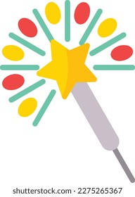 Bengal Light Vector Icon Flat Style