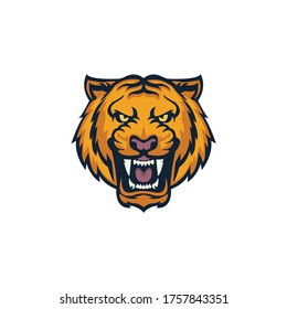 Bengal Tiger Face Illustration Vector Design