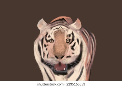 The Bengal tiger is a large, graceful predator in its own right.