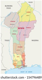 Benin Administrative Map