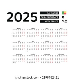 Benin Calendar 2024 Week Starts Monday Stock Vector Royalty Free   Benin Calendar 2024 Week Starts 260nw 2199762421 