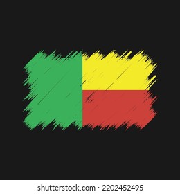 Beinfarben-Vektorgrafik für die Fahne. Nationalflagge
