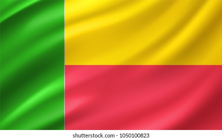 Benin Flag in Vector Illustration