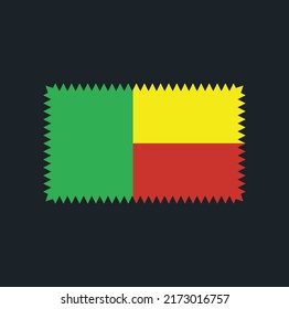 Benin Flag Vector. National Flag