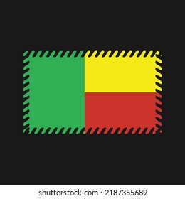 Benin Flag Vector. National Flag