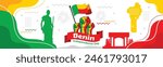 Benin Independence Day, August 1. Vector illustration