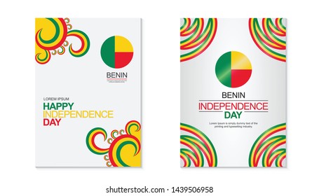 Benin Independence Day Celebration Illustration Vector Template