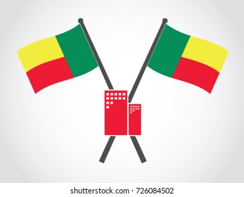 Benin Republic Emblem Building Apartment