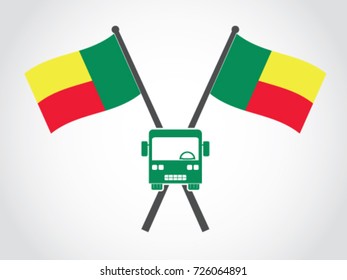 Benin Republic Emblem Bus
