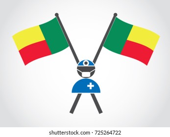 Benin Republic Emblem Doctor Surgery