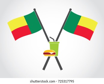 Benin Republic Emblem Fast Food