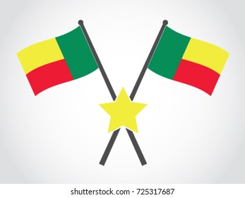 Benin Republic Emblem Star Famous