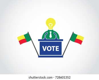 Benin Republic Podium Lack Of Idea Politician Poll