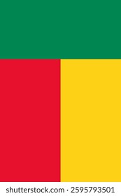 Benin Vertical Flag, Vertical Flag Benin