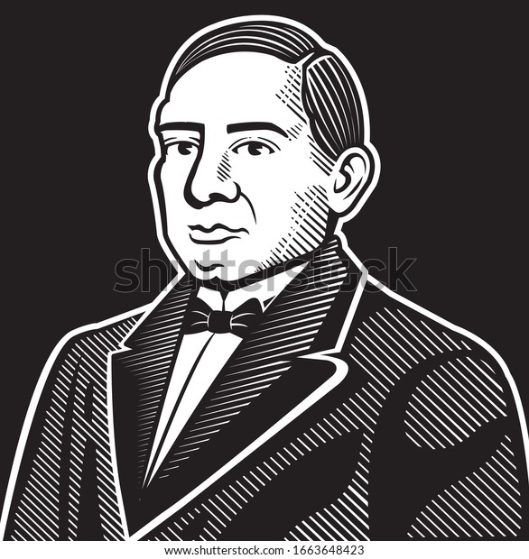 Benito Juarez Presidente Mexicano Vector Stock Vector (Royalty Free ...