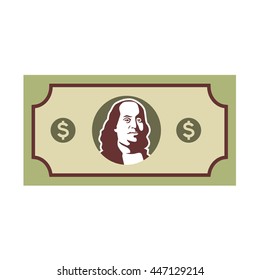 Benjamin Franklin and dollar 