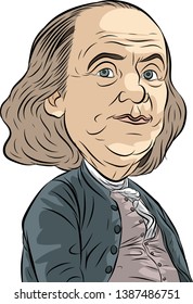 Benjamin Franklin Caricature