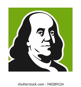 Benjamin Franklin Vector Logo.