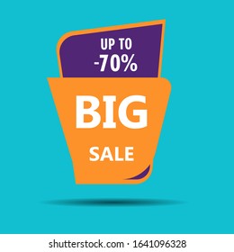 Benner Design sales discounts. Vector Design Template