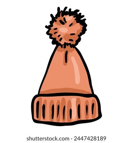 Bennie Hat - Icono de garabato dibujado a mano