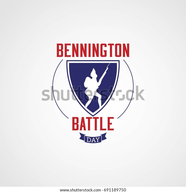 Bennington Battle Day Stock Vector (Royalty Free) 691189750