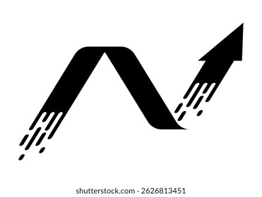 Bent arrow pointing right, Curved arrow share icon