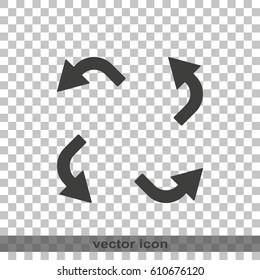 Bent arrows icon.
