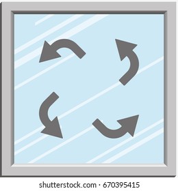 Bent arrows icon.