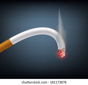 bent cigarette meaning impotence