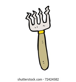 bent fork cartoon