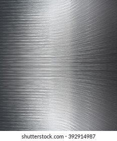 Bent metal surface as a universal abstract black and white background