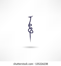 Bent nail icon