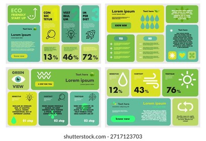 Geometría de diseño de cuadrícula de Bento forma simple con gota de agua, viento, icono de sol para tienda ecológica, presentación de productos de naturaleza, ui, Sitio web. Patrón de Metaball y2k