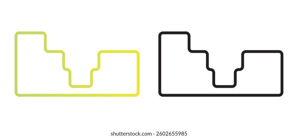 Bento Icons Stock Vectors on white background.