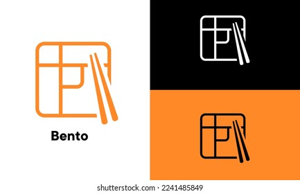 bento vector outline style Editable strokes. Pixel perfect.