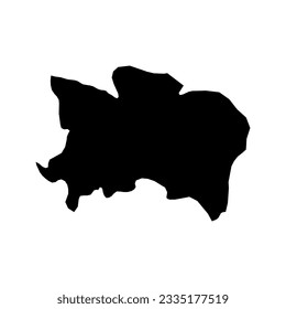 Benue state map, administrative division of the country of Nigeria. Vector illustration.