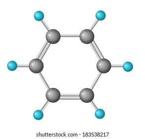 Benzene Structure - Illustration
