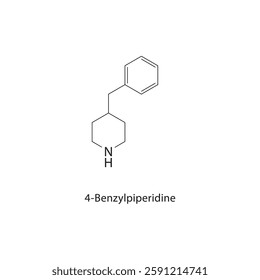 Benzylpenicillin sodium skeletal structure.Antibiotic (Penicillin) compound schematic illustration. Simple diagram, chemical formula.