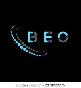 BEO letter logo creative design. BEO unique design.
